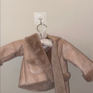 Suede Winter coat from Zara